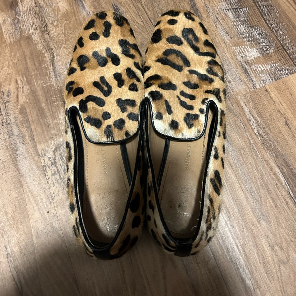 Banana Republic/Hello Sole Mate/Leopard Print with Fur
